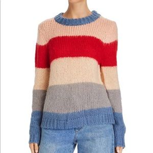 Wide stripe crewneck sweater - like Ganni!